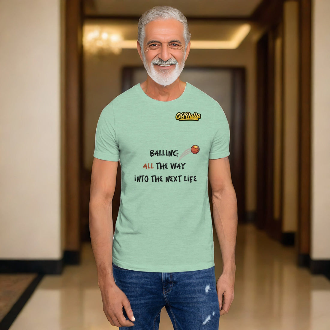 OGBALLA "Balling All The Way Into The Next Life" Unisex tee