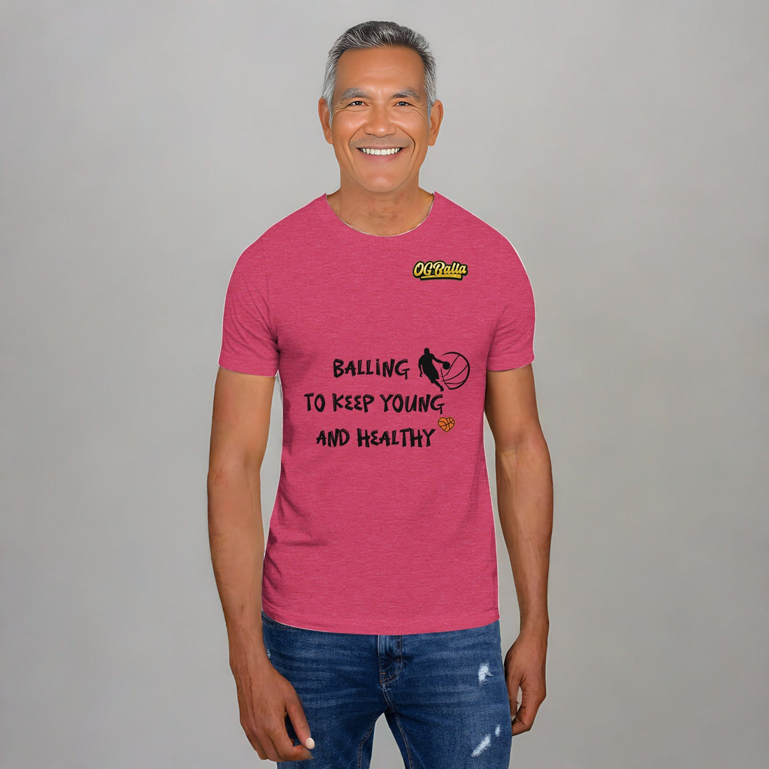 OGBALLA "Balling To Keep Young and Healthy" Unisex t-shirt