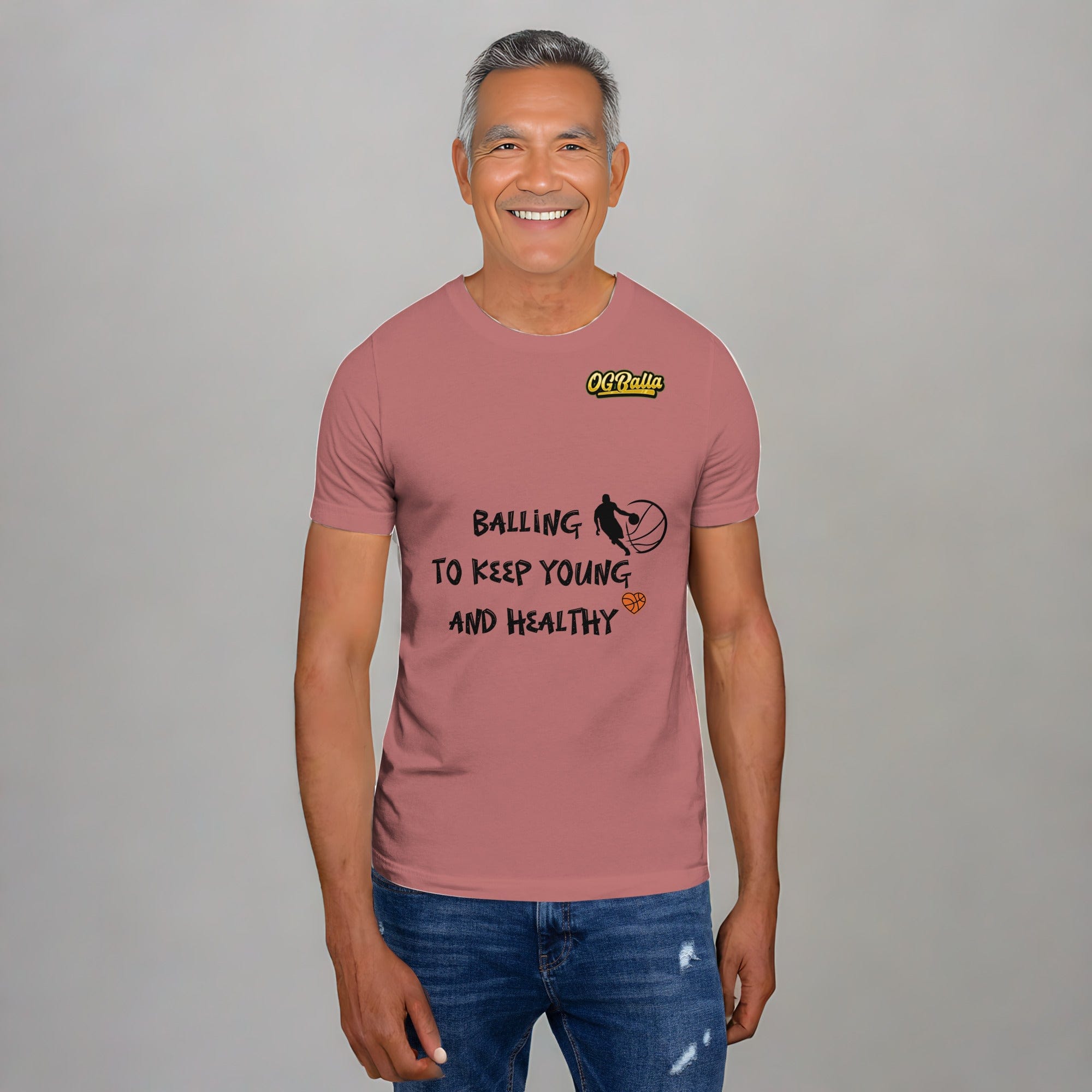 OGBALLA "Balling To Keep Young and Healthy" Unisex t-shirt