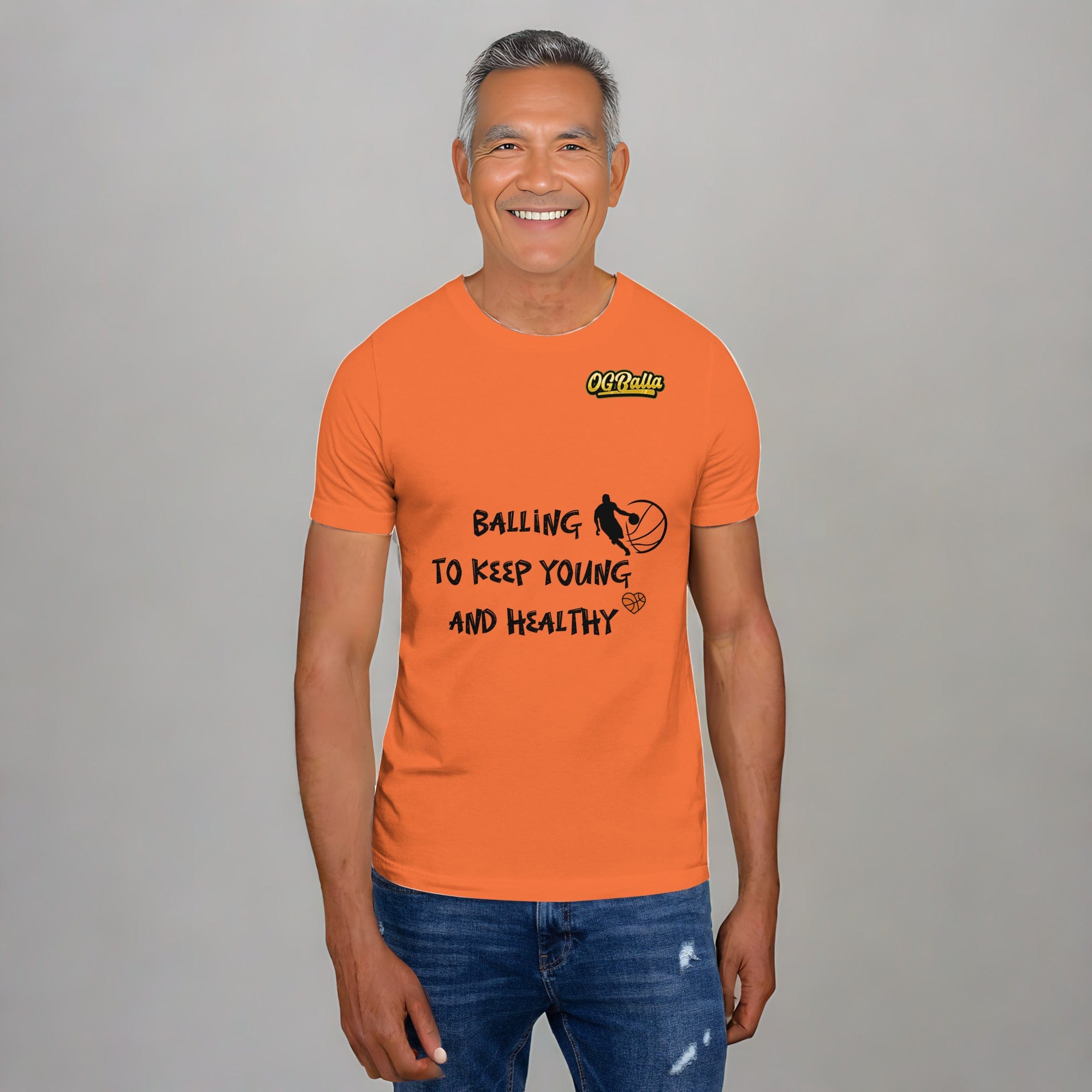 OGBALLA "Balling To Keep Young and Healthy" Unisex t-shirt