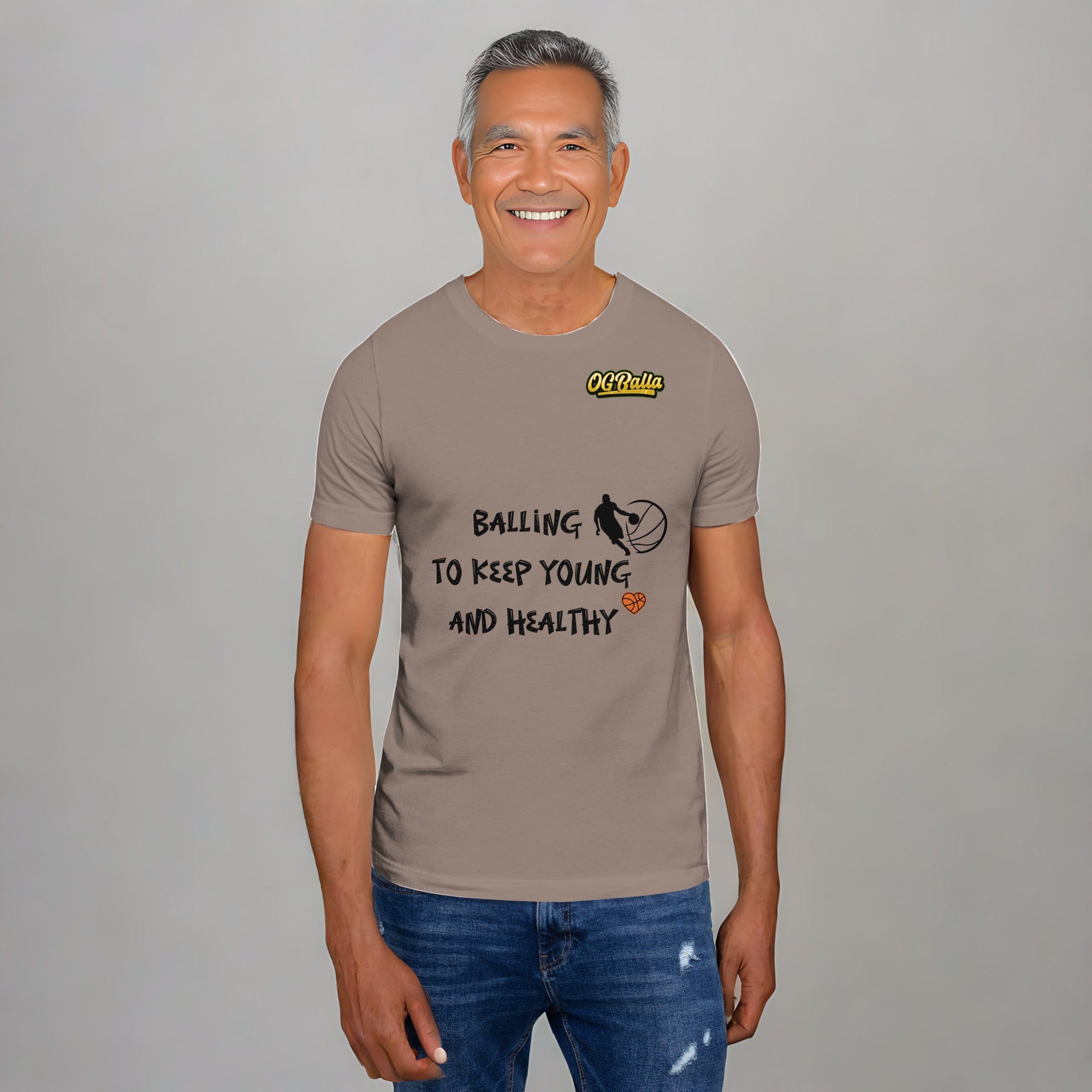 OGBALLA "Balling To Keep Young and Healthy" Unisex t-shirt