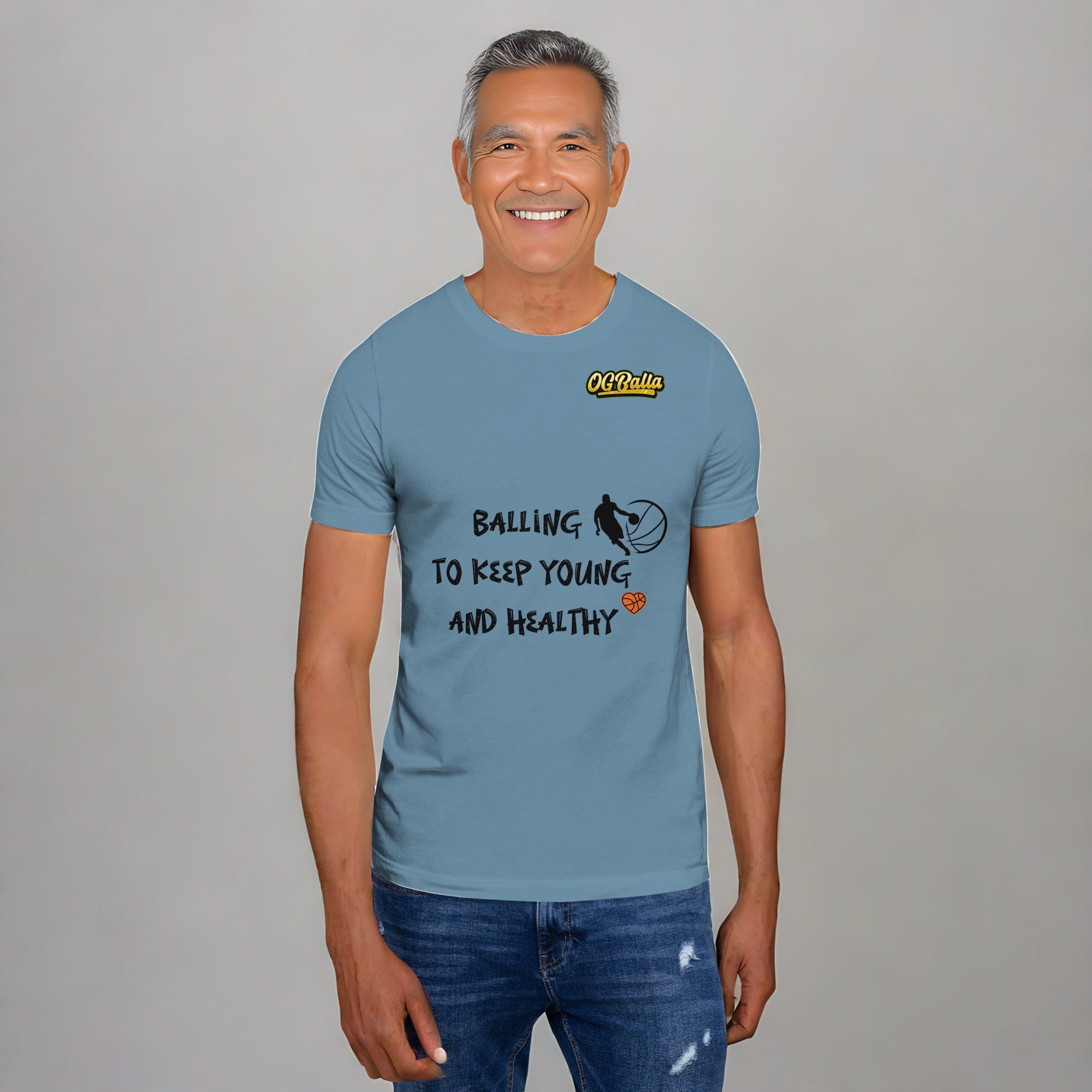 OGBALLA "Balling To Keep Young and Healthy" Unisex t-shirt