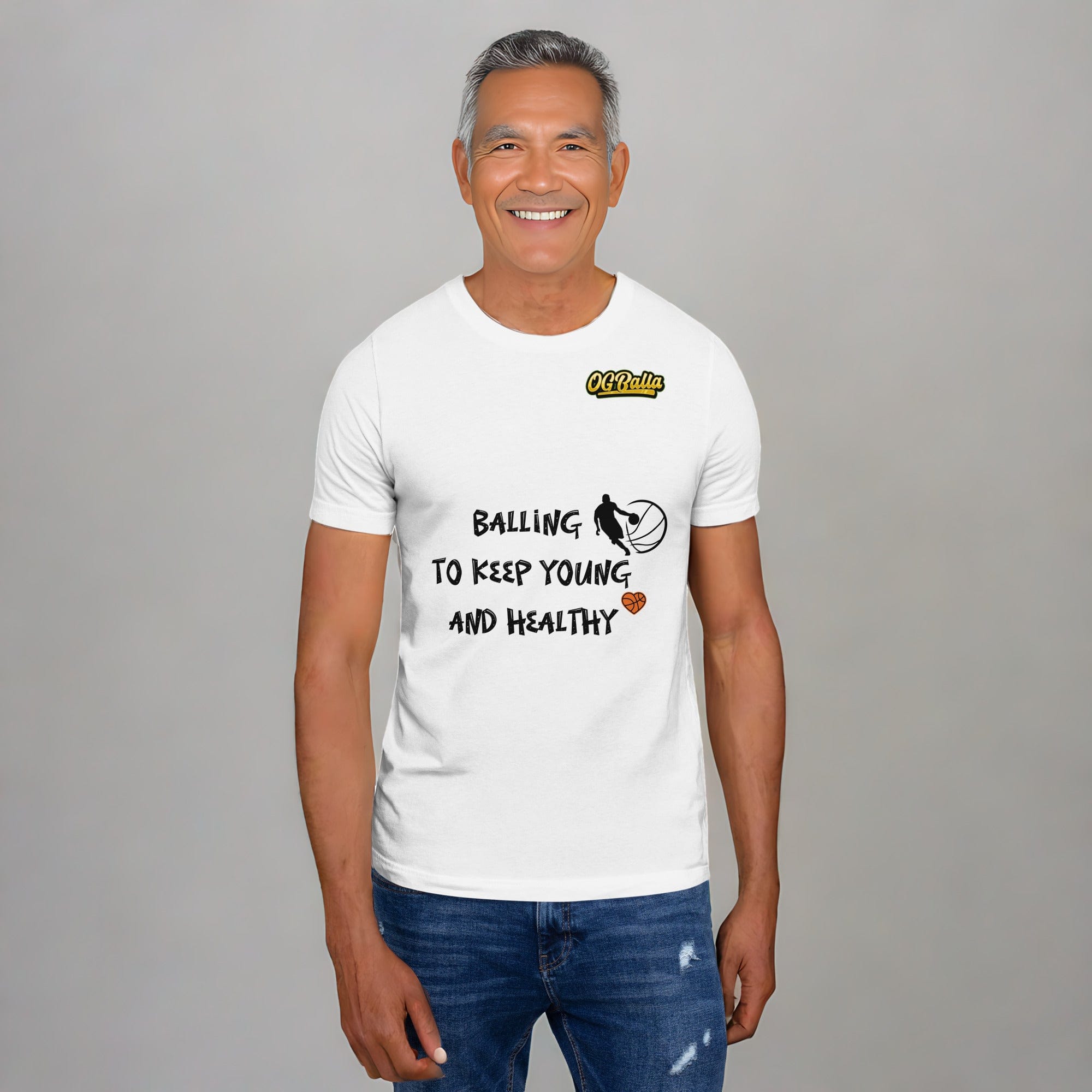 OGBALLA "Balling To Keep Young and Healthy" Unisex t-shirt