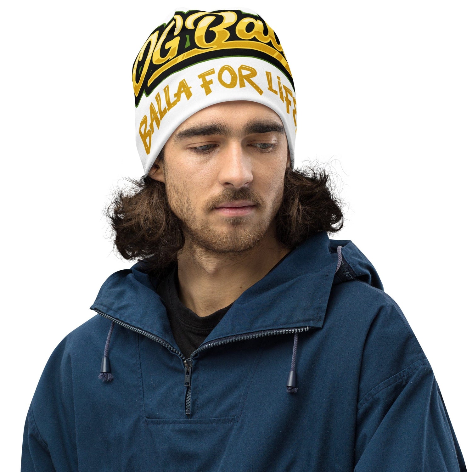 OGBALLA Balla For Life All-Over Print Beanie *NEW - OGBALLA.com