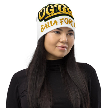 OGBALLA Balla For Life All-Over Print Beanie *NEW - OGBALLA.com