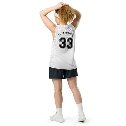 OGBALLA Number 33 Recycled unisex basketball jersey - OGBALLA.com