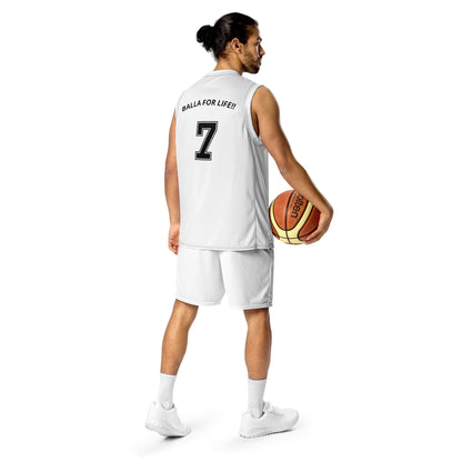 OGBALLA NUMBER 7 Recycled unisex basketball jersey - OGBALLA.com