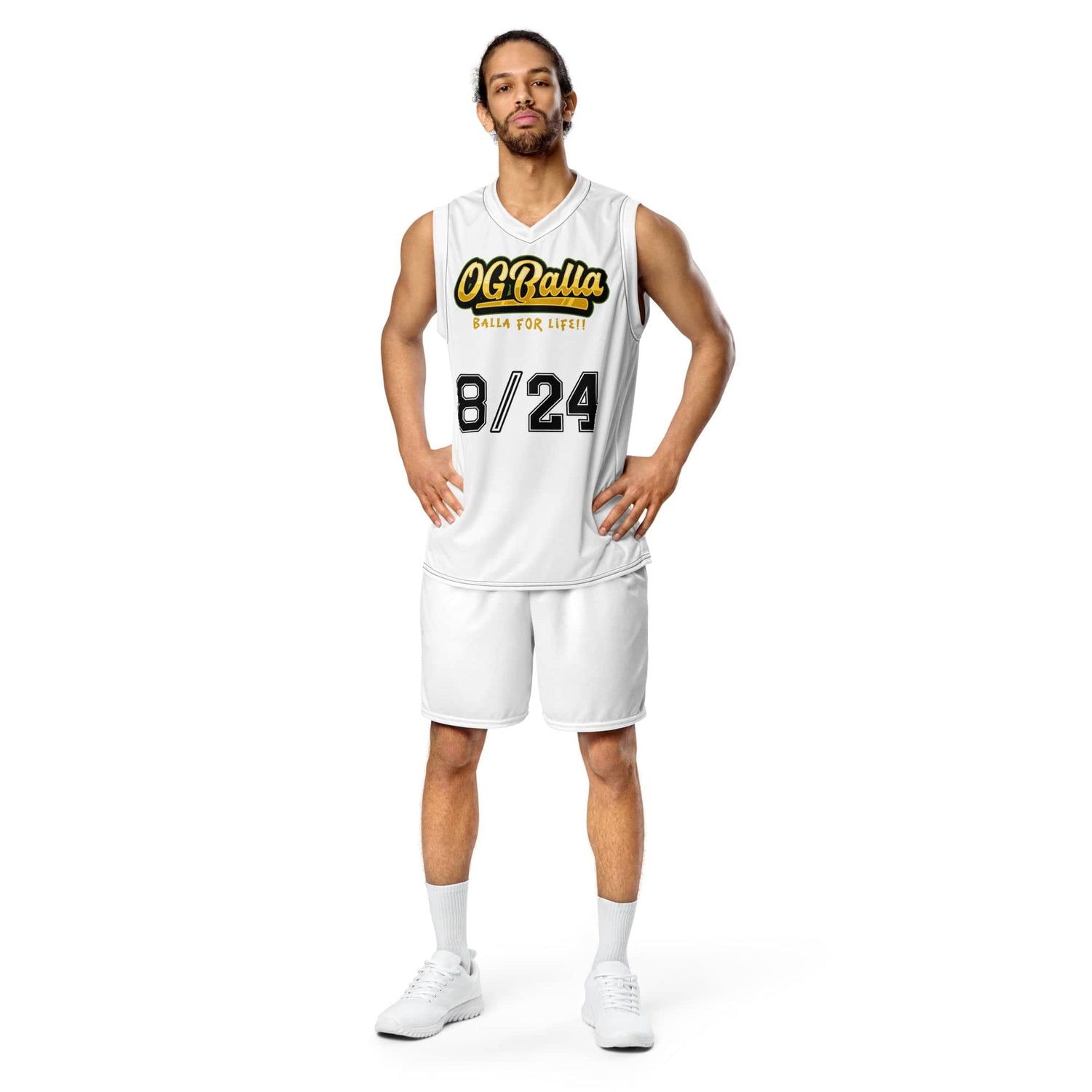 OGBALLA Eight Twenty-four Recycled unisex basketball jersey - OGBALLA.com