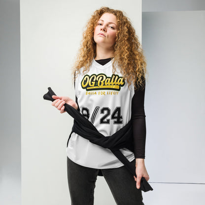 OGBALLA Eight Twenty-four Recycled unisex basketball jersey - OGBALLA.com