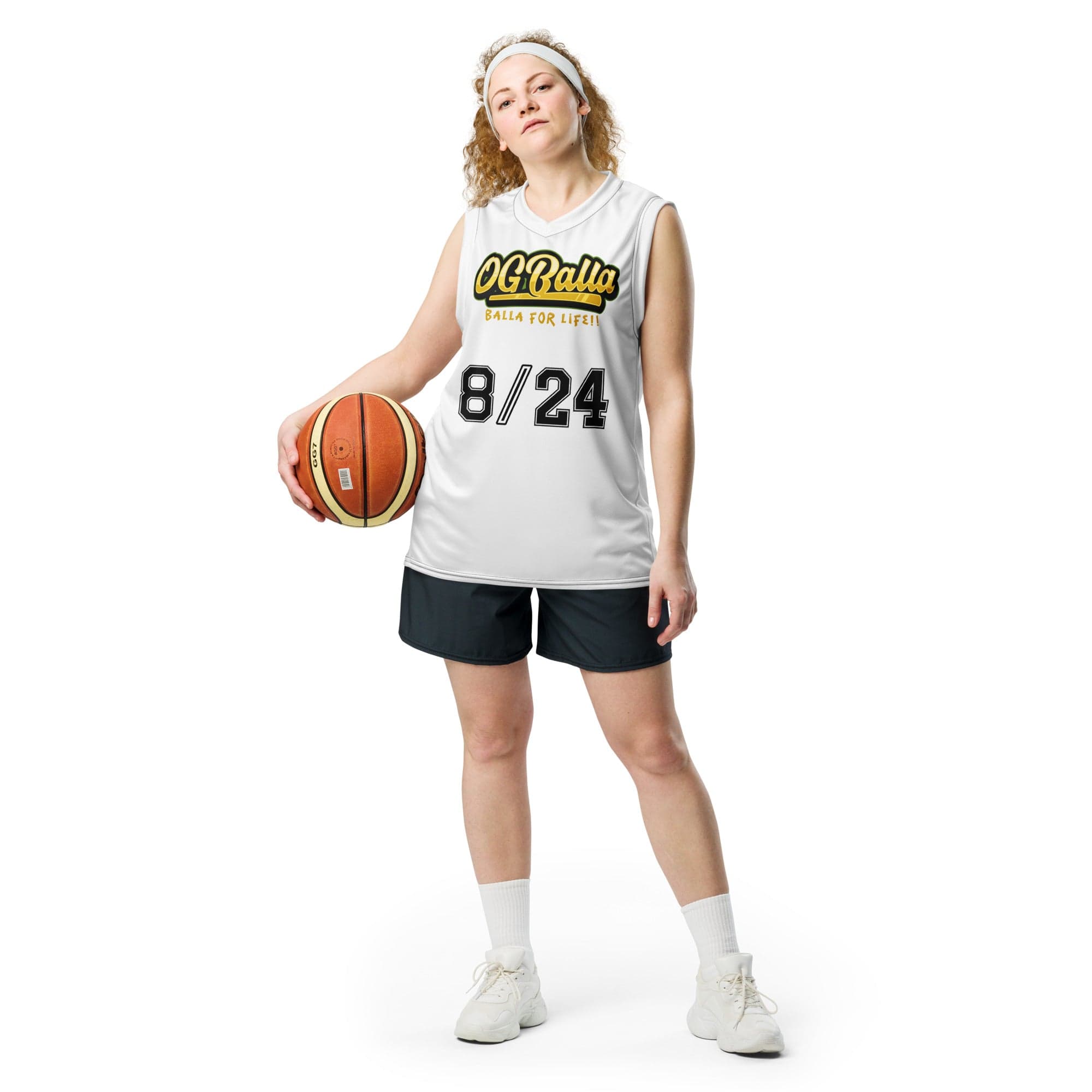 OGBALLA Eight Twenty-four Recycled unisex basketball jersey - OGBALLA.com