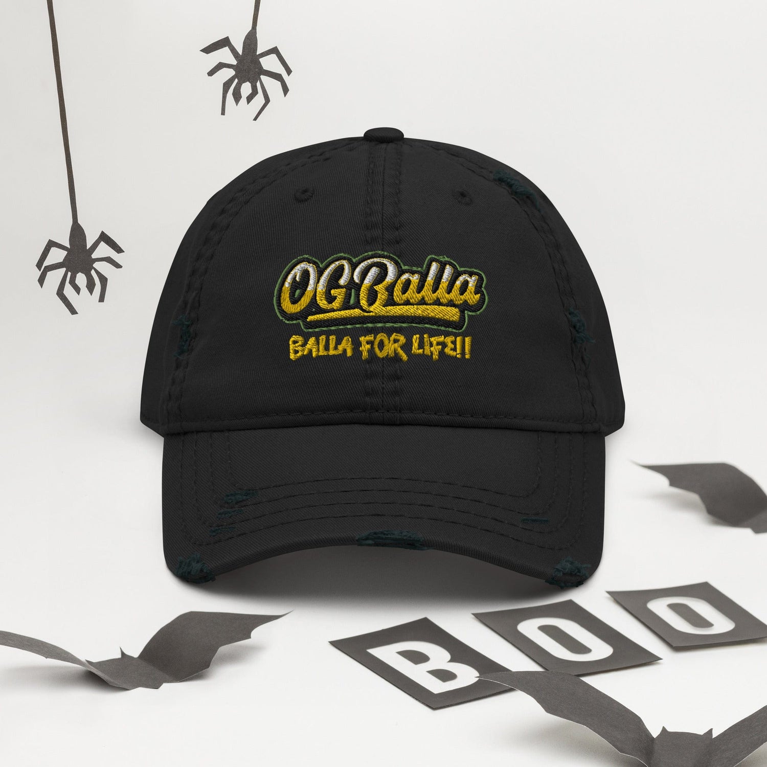 OGBALLA Distressed Dad Hat - OGBALLA.com