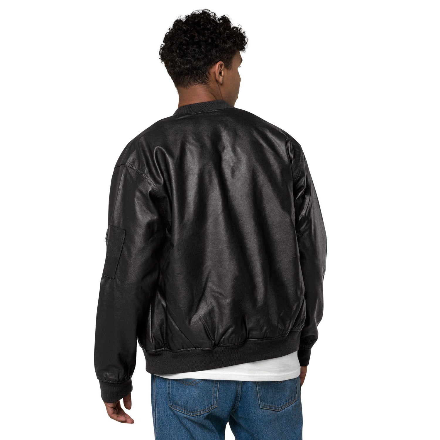 OGBALLA *NEW* Leather Bomber Jacket