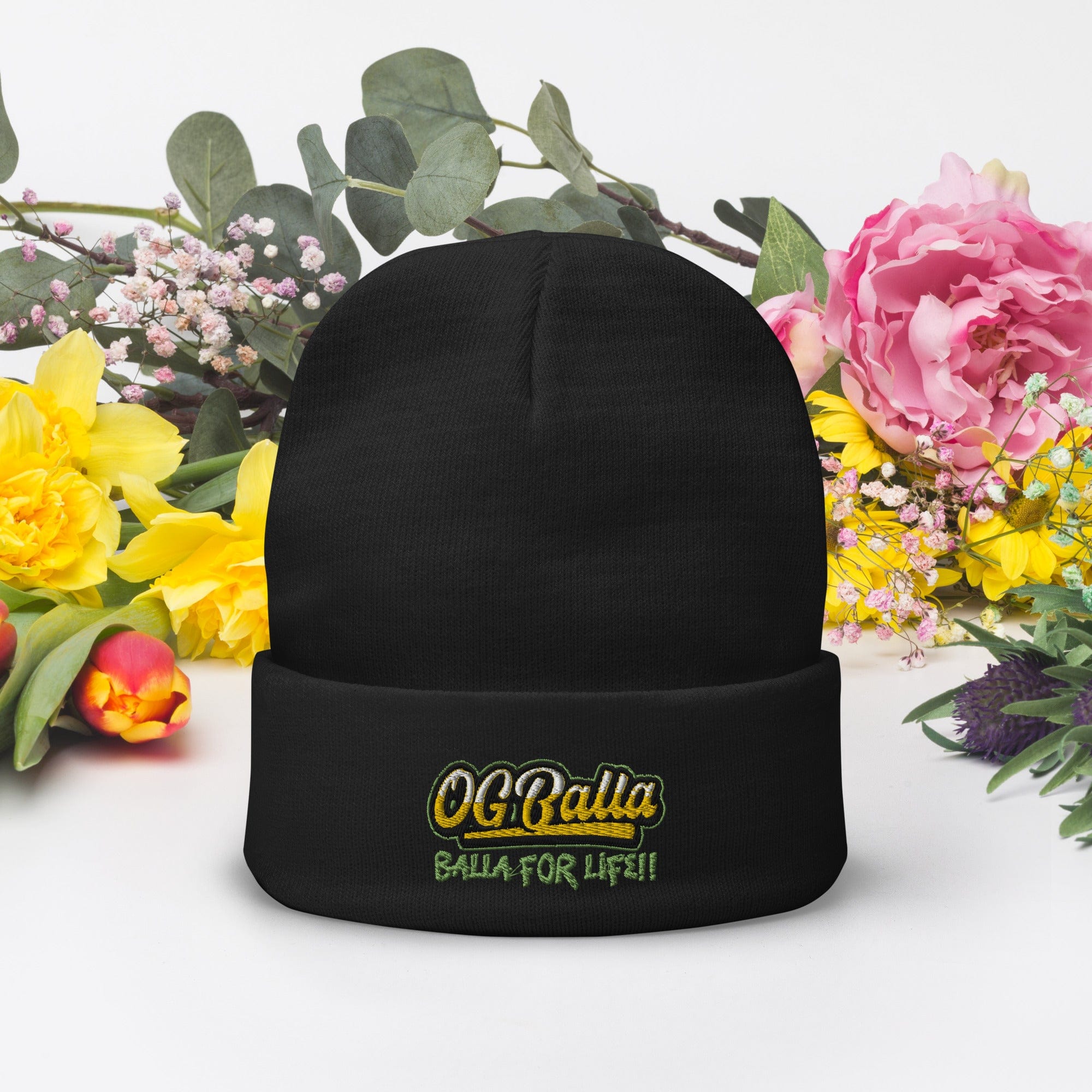 OGBALLA Balla For Life Embroidered Beanie *NEW - OGBALLA.com