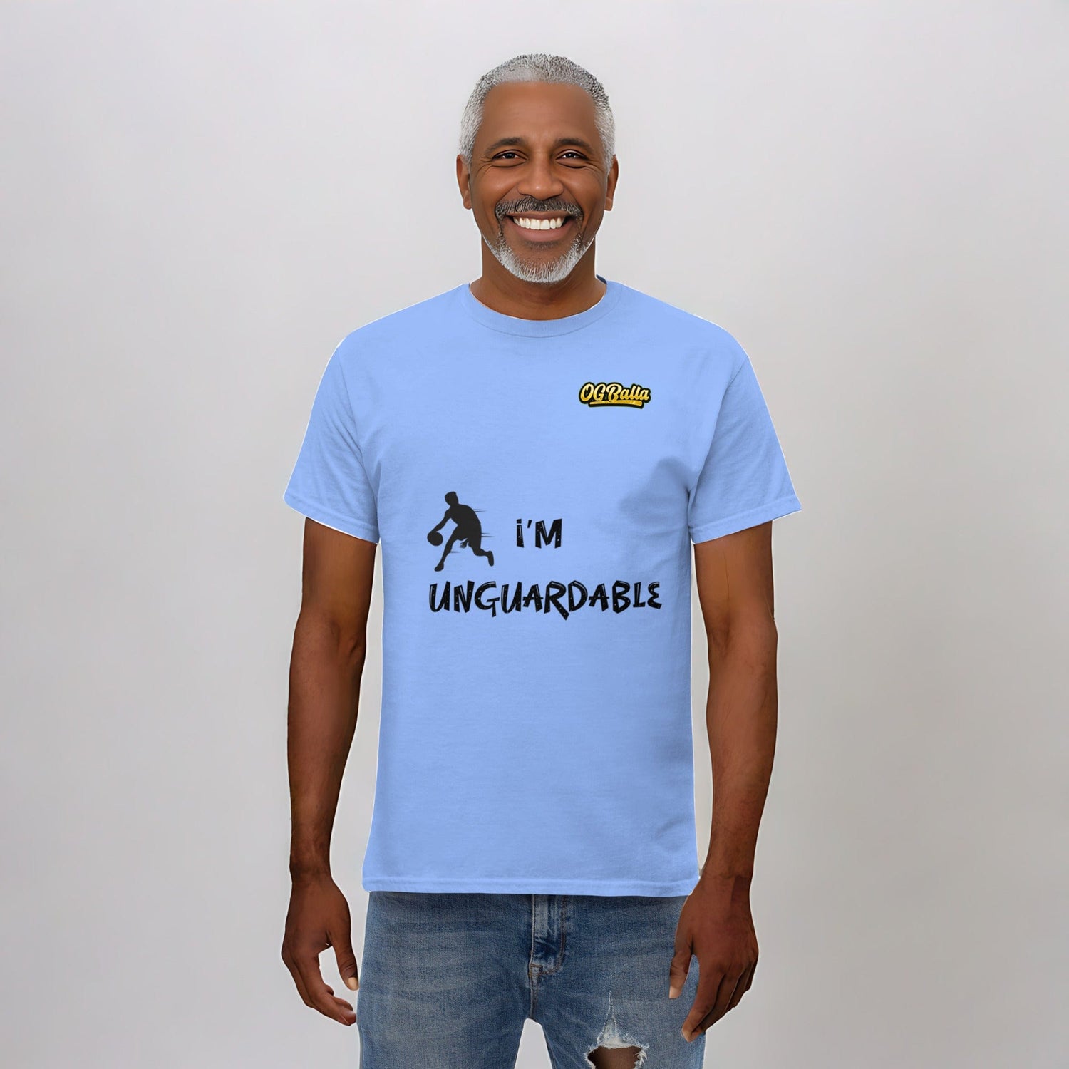 OGBALLA « I’m Unguardable » Tee-shirt classique pour hommes *NOUVEAU*