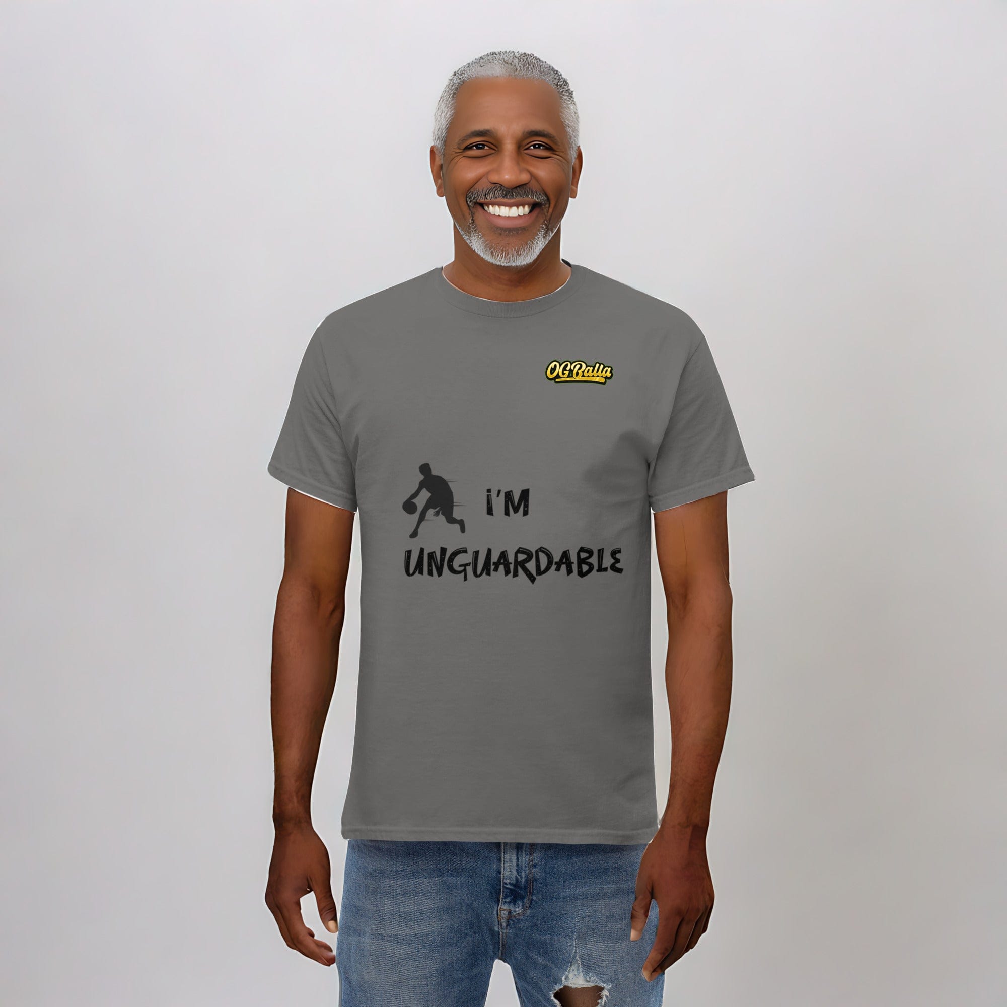 OGBALLA « I’m Unguardable » Tee-shirt classique pour hommes *NOUVEAU*