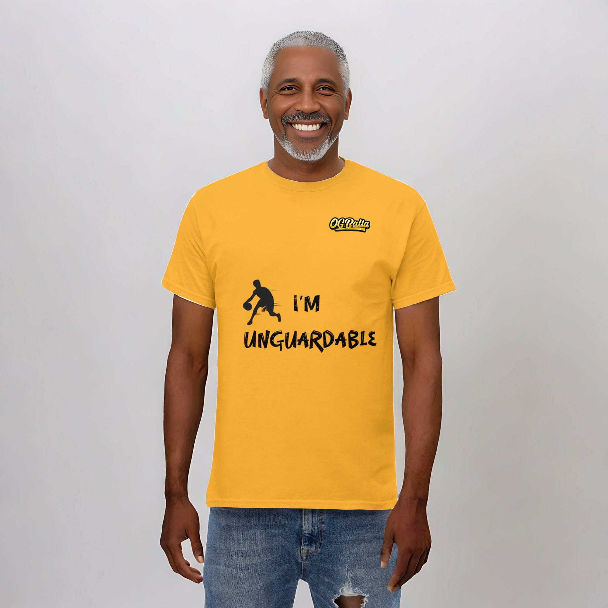 OGBALLA « I’m Unguardable » Tee-shirt classique pour hommes *NOUVEAU*