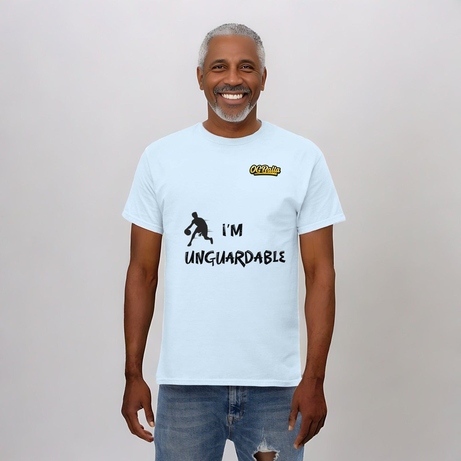 OGBALLA « I’m Unguardable » Tee-shirt classique pour hommes *NOUVEAU*