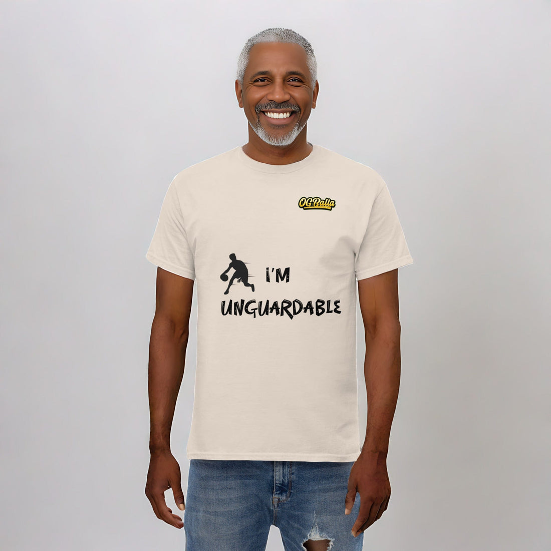 OGBALLA « I’m Unguardable » Tee-shirt classique pour hommes *NOUVEAU*