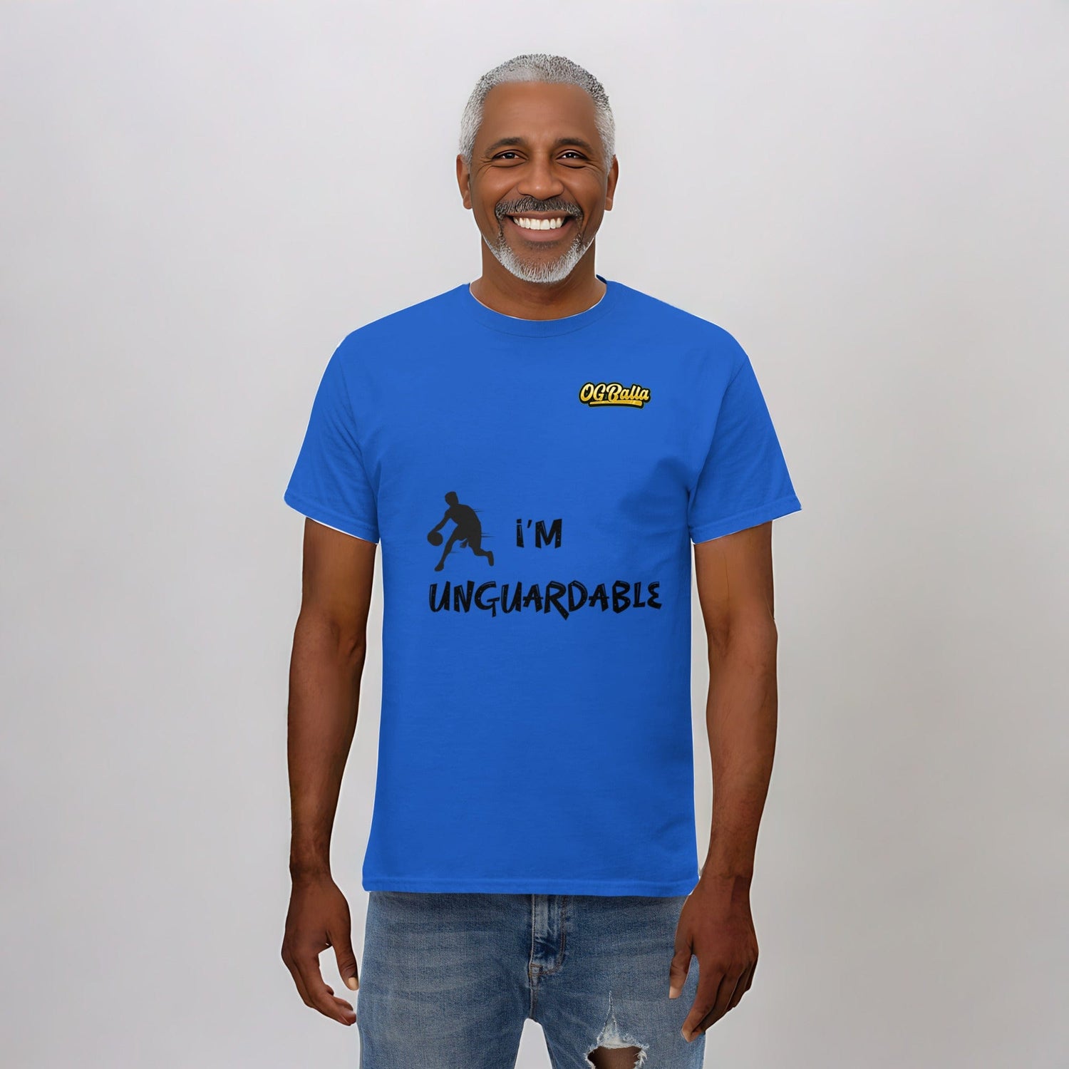 OGBALLA « I’m Unguardable » Tee-shirt classique pour hommes *NOUVEAU*