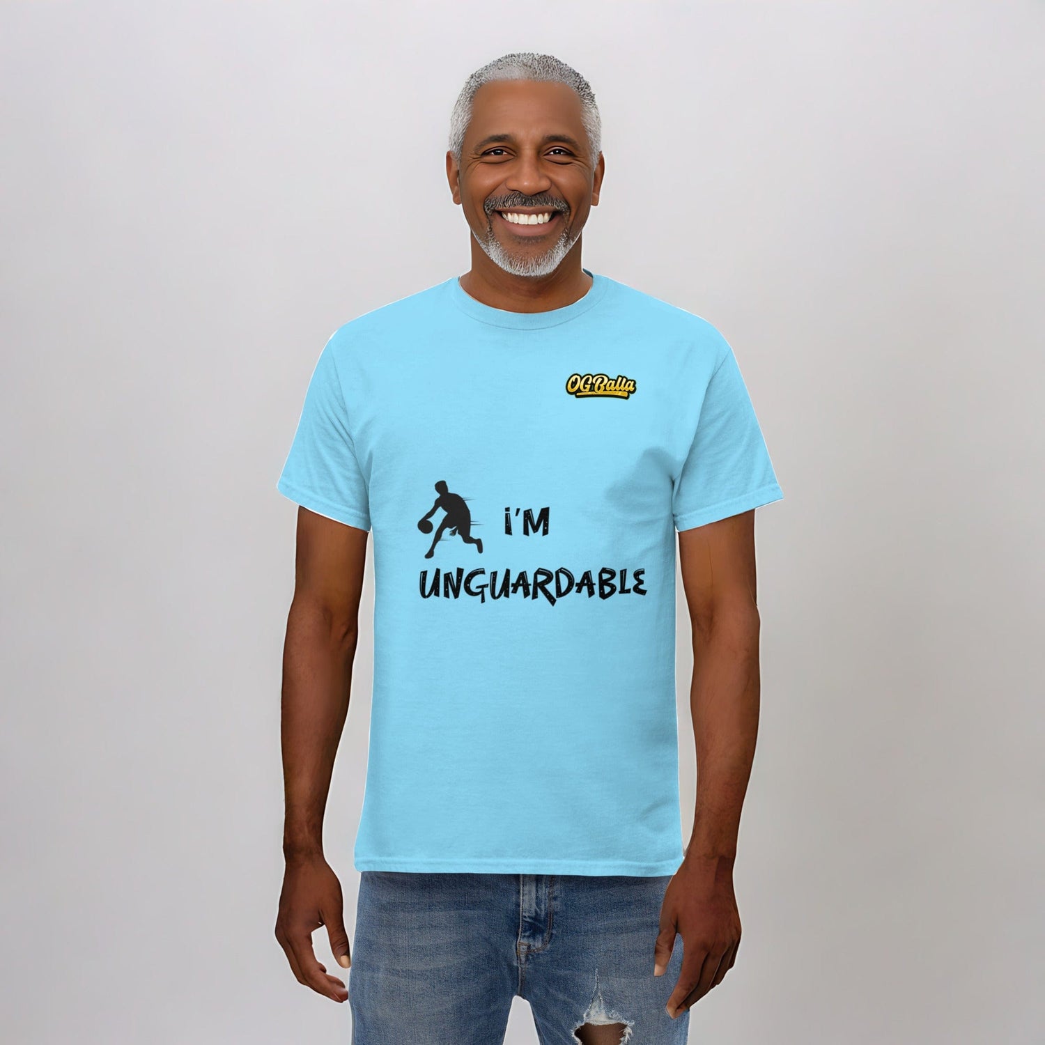 OGBALLA « I’m Unguardable » Tee-shirt classique pour hommes *NOUVEAU*