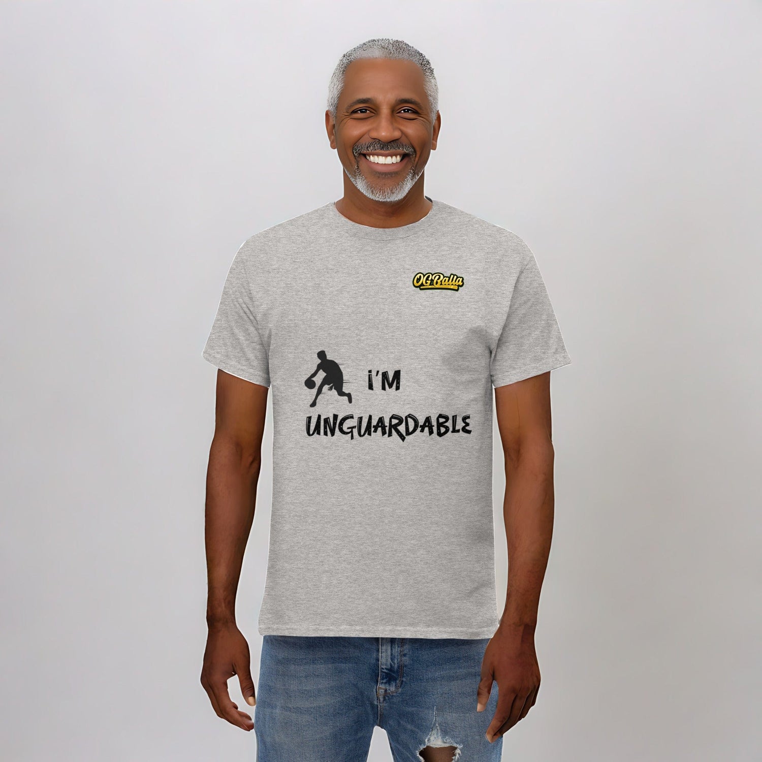 OGBALLA « I’m Unguardable » Tee-shirt classique pour hommes *NOUVEAU*