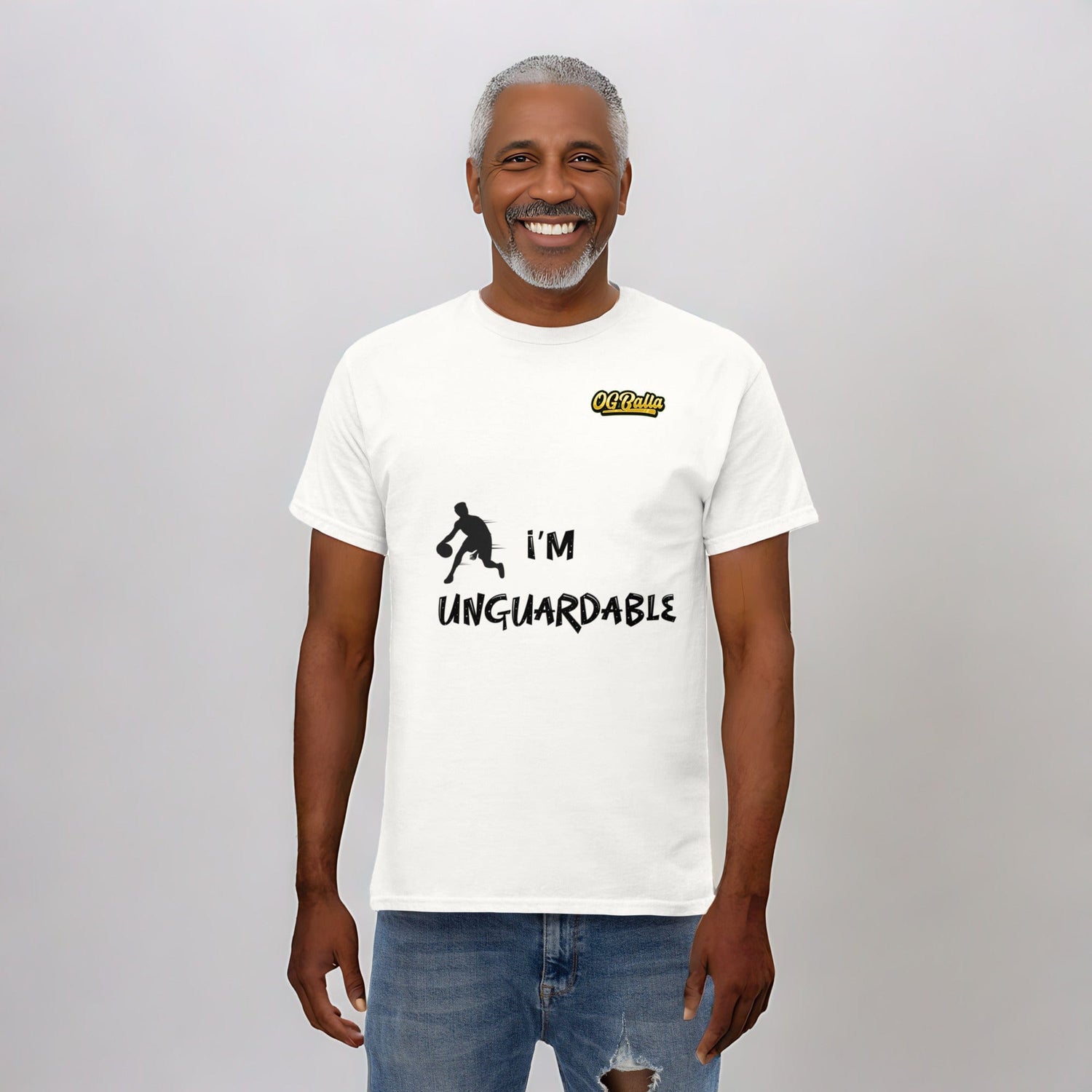 OGBALLA « I’m Unguardable » Tee-shirt classique pour hommes *NOUVEAU*