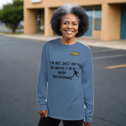 OGBALLA Hoop Philosopher Long Sleeve Shirt