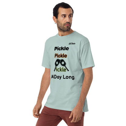 OGBALLA Pickle Every Day Men’s premium heavyweight tee *NEW