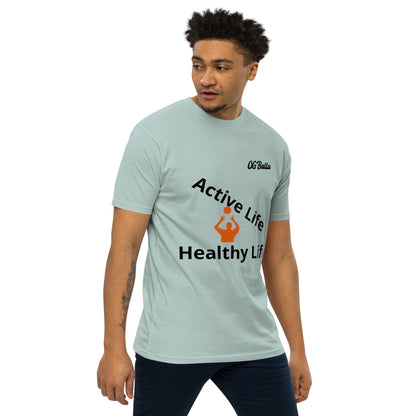 OGBALLA Active Life Men’s premium heavyweight tee *NEW