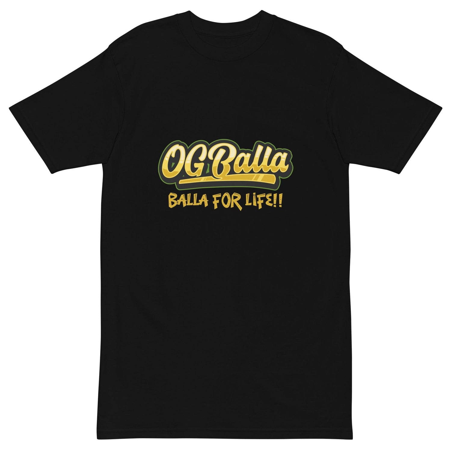 OGBALLA Balla For Life Men’s premium heavyweight tee - OGBALLA.com