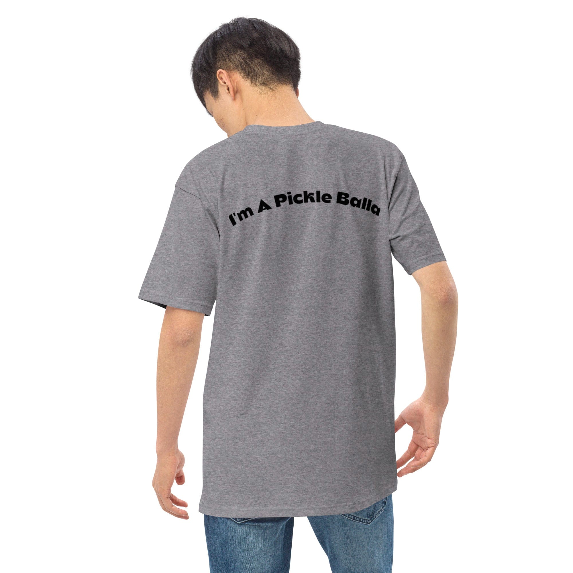 OGBALLA Pickleballa Men’s premium heavyweight tee