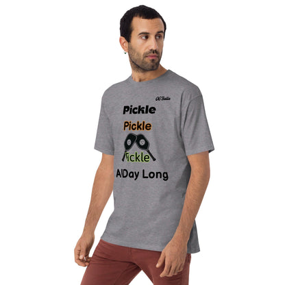 OGBALLA Pickle Every Day Men’s premium heavyweight tee *NEW