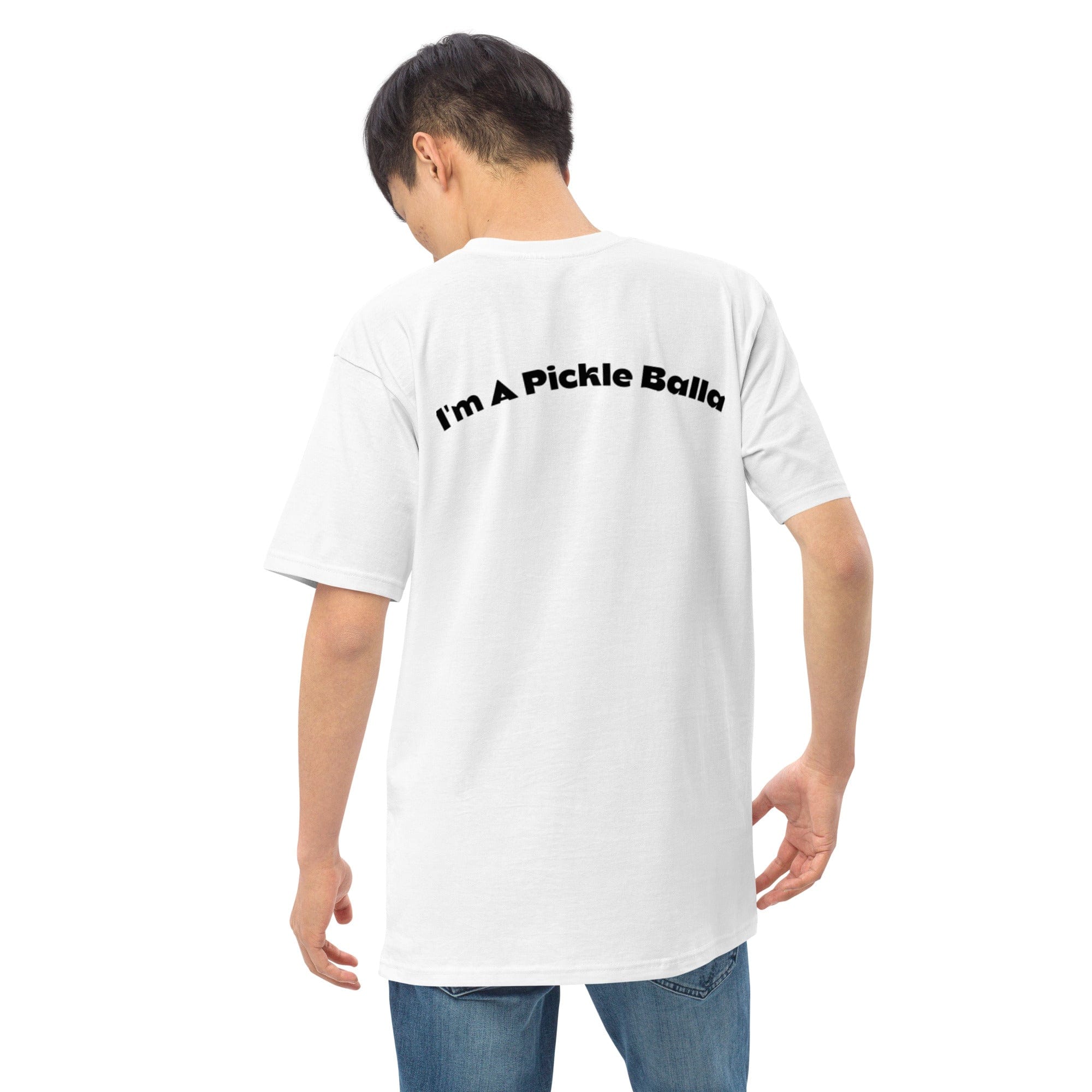 OGBALLA Pickleballa Men’s premium heavyweight tee