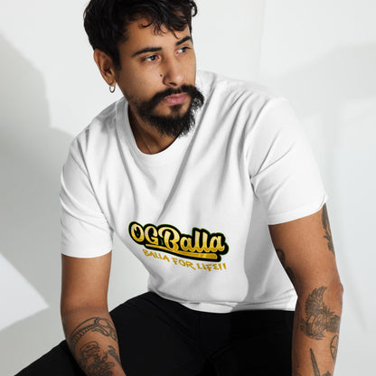 OGBALLA Balla For Life Men’s premium heavyweight tee - OGBALLA.com