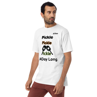 OGBALLA Pickle Every Day Men’s premium heavyweight tee *NEW