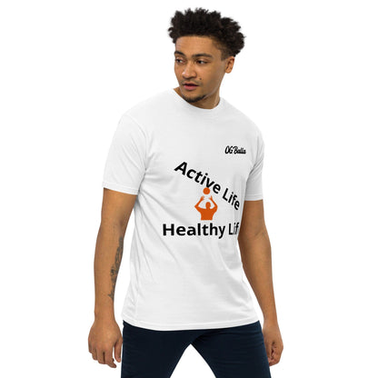 OGBALLA Active Life Men’s premium heavyweight tee *NEW