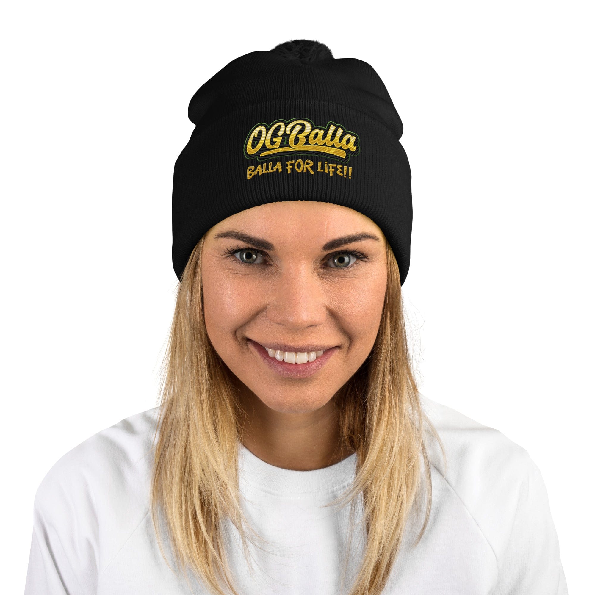 OGBALLA Balla For Life Pom-Pom Beanie *NEW - OGBALLA.com