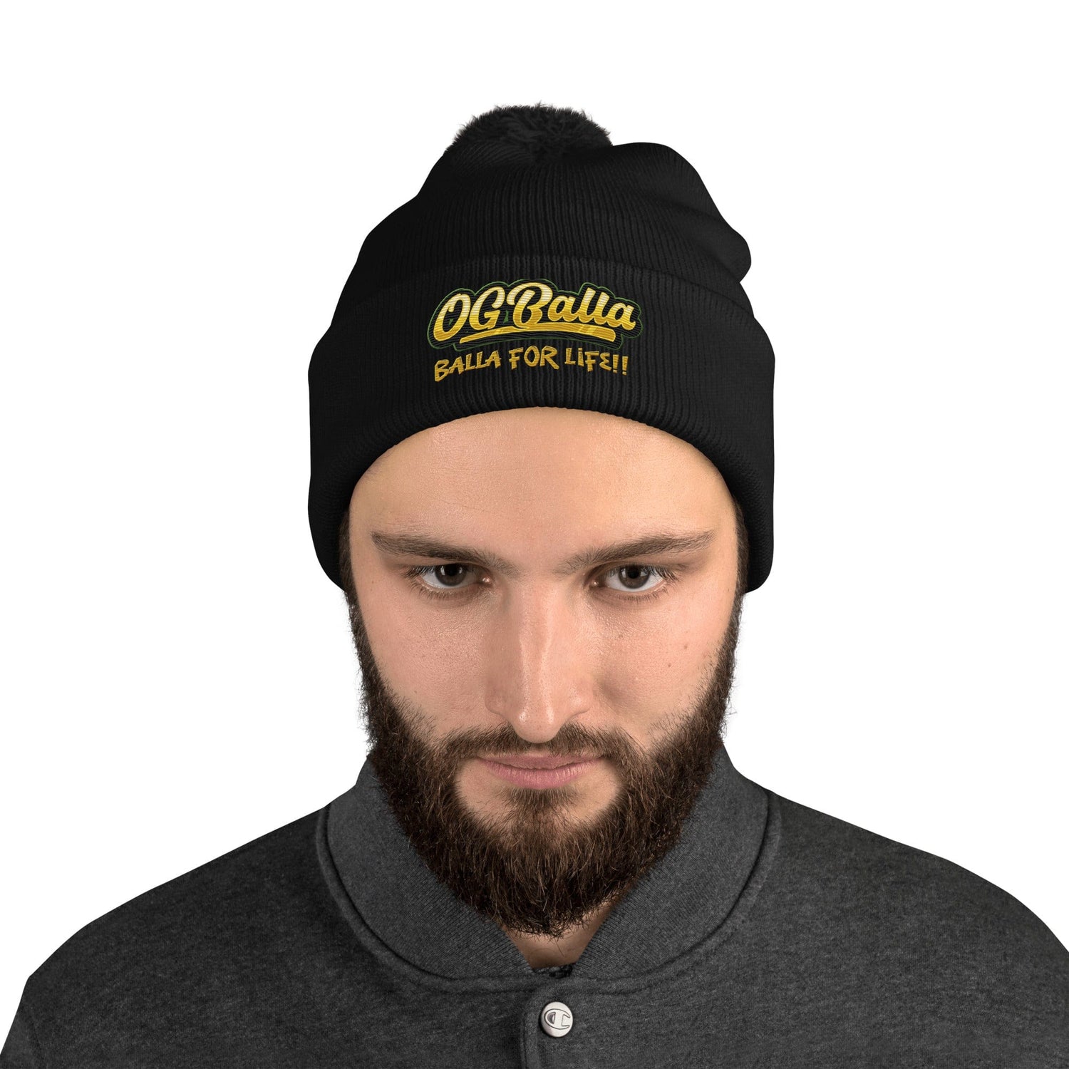 OGBALLA Balla For Life Pom-Pom Beanie *NEW - OGBALLA.com