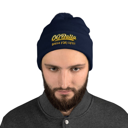 OGBALLA Balla For Life Pom-Pom Beanie *NEW - OGBALLA.com