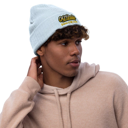 OGBALLA Balla For Life Ribbed knit beanie *NEW - OGBALLA.com