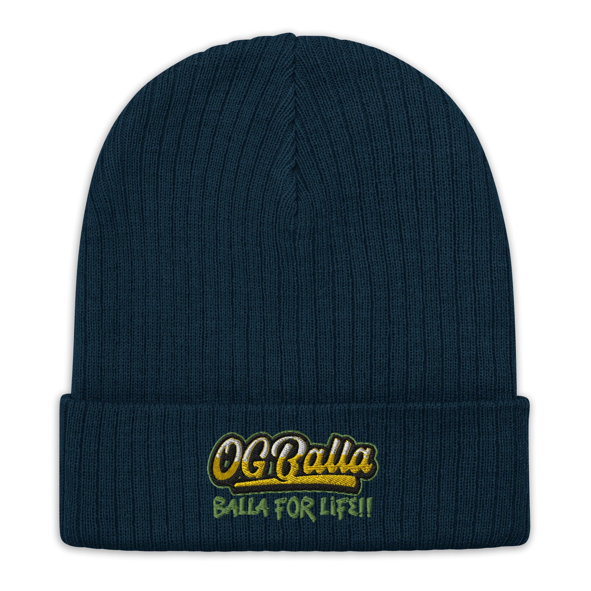 OGBALLA Balla For Life Ribbed knit beanie. *NEW - OGBALLA.com