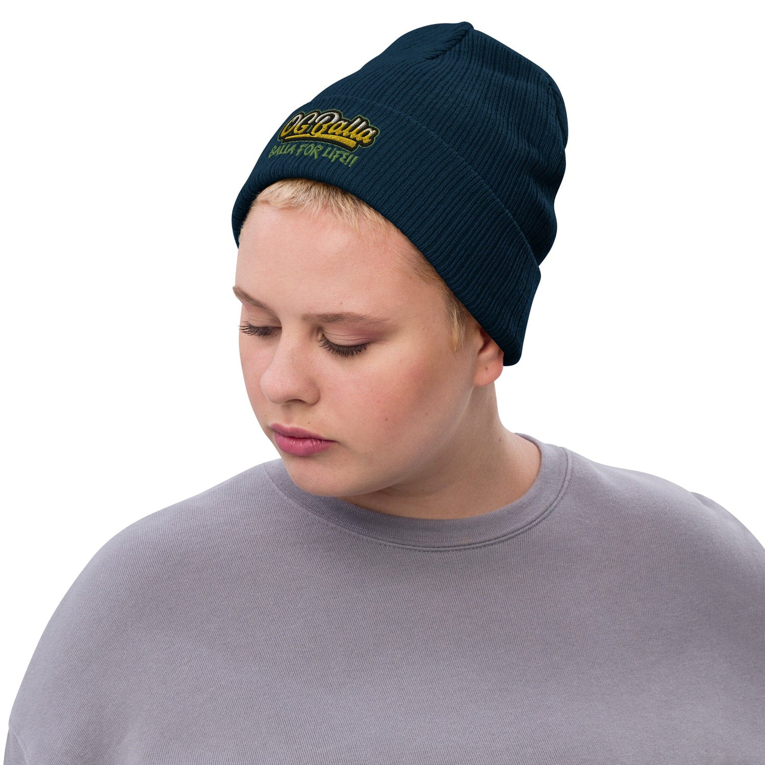 OGBALLA Balla For Life Ribbed knit beanie. *NEW - OGBALLA.com