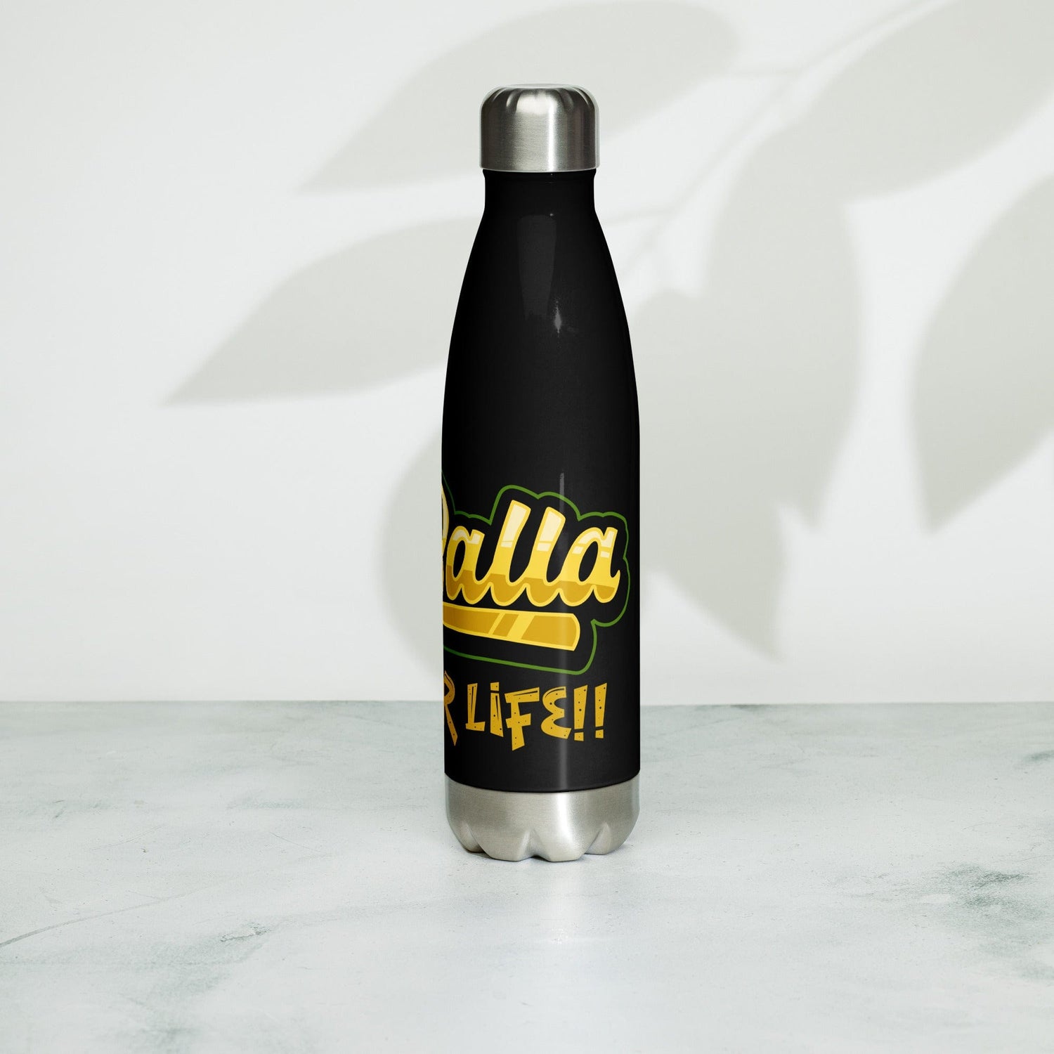 OGBALLA &quot;Balla For Life&quot; Stainless Steel Water Bottle - OGBALLA.com