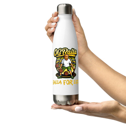 OGBALLA &quot;Balla For Life&quot; Stainless Steel Water Bottle - OGBALLA.com