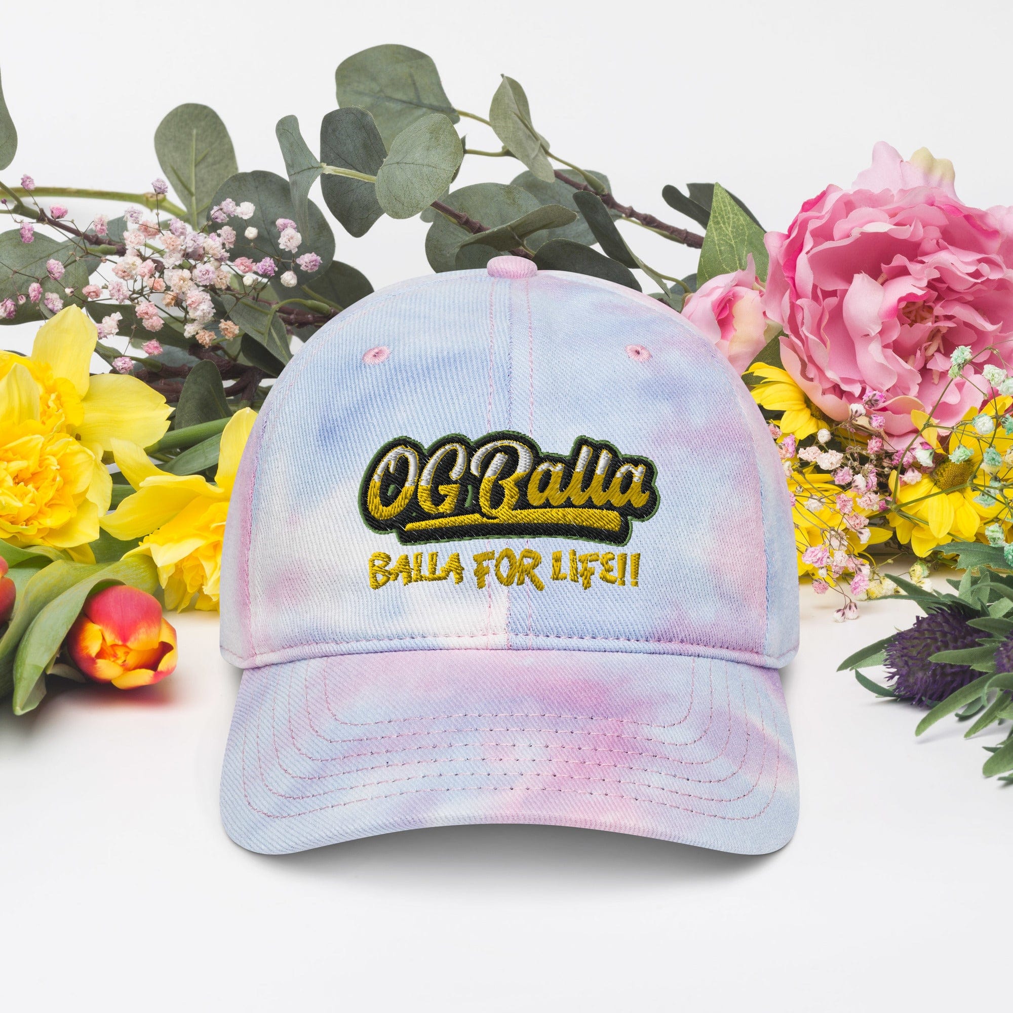 OGBALLA &quot;Balla For Life&quot; Tie dye hat *NEW - OGBALLA.com