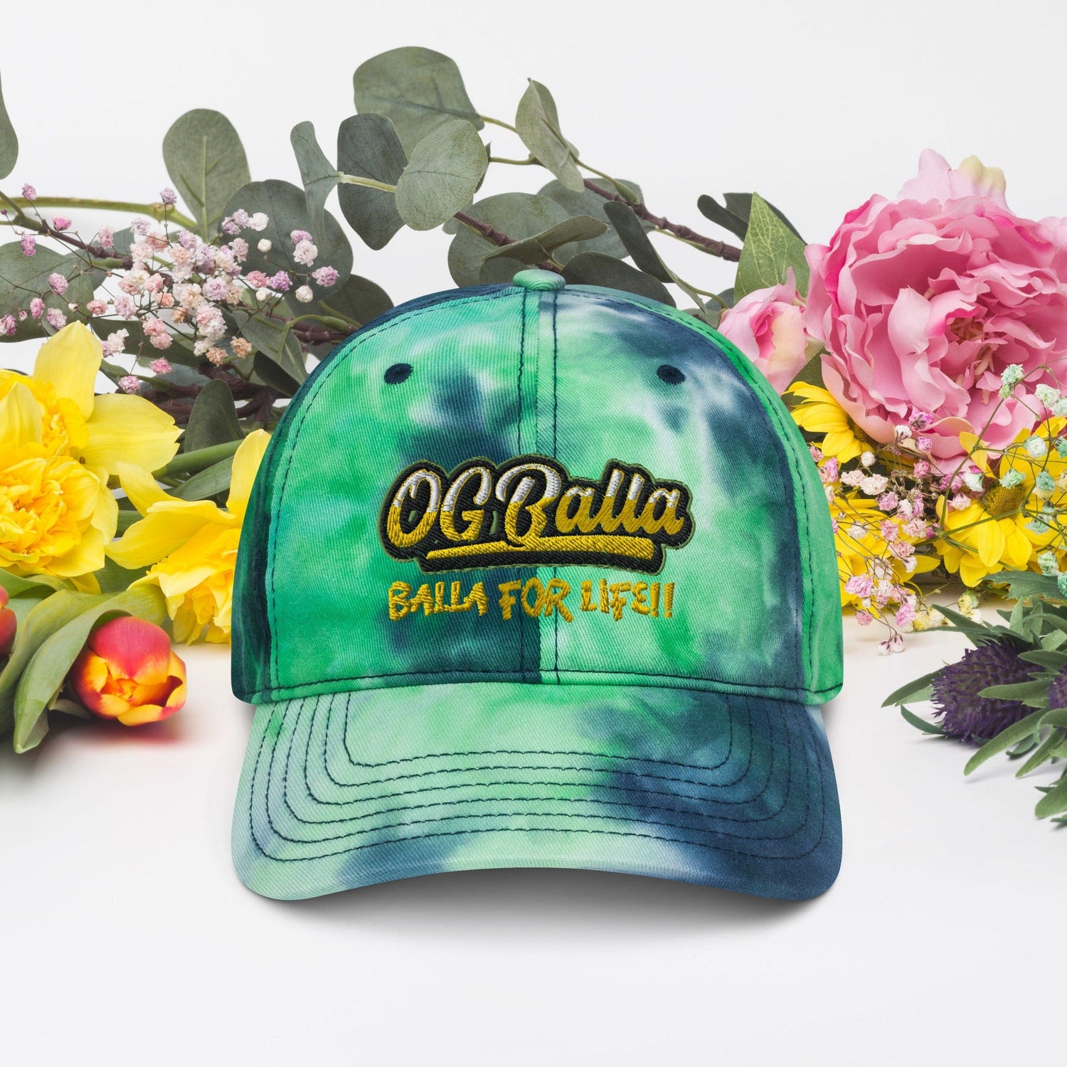 OGBALLA &quot;Balla For Life&quot; Tie dye hat *NEW - OGBALLA.com