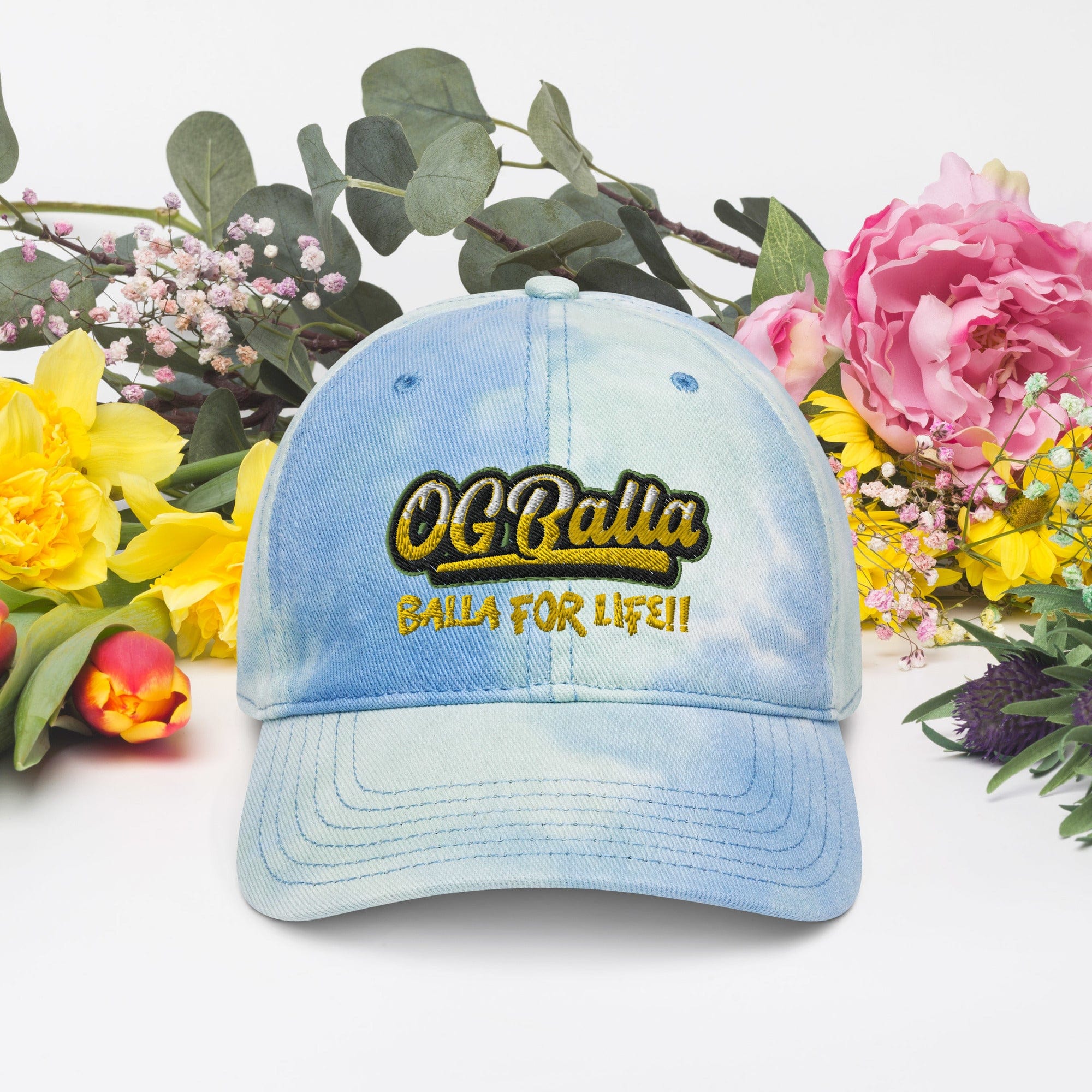 OGBALLA &quot;Balla For Life&quot; Tie dye hat *NEW - OGBALLA.com