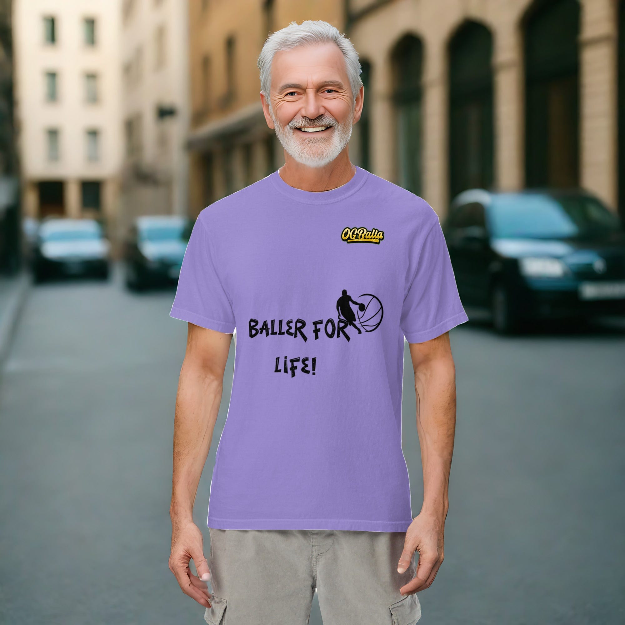 OGBALLA Balla For Life T-shirt poids lourd unisexe *NOUVEAU*