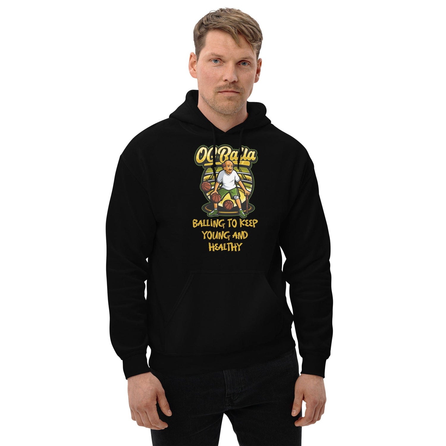 OGBALLA &quot;Balling To Keep Young and Healthy&quot; Unisex Hoodie - OGBALLA.com