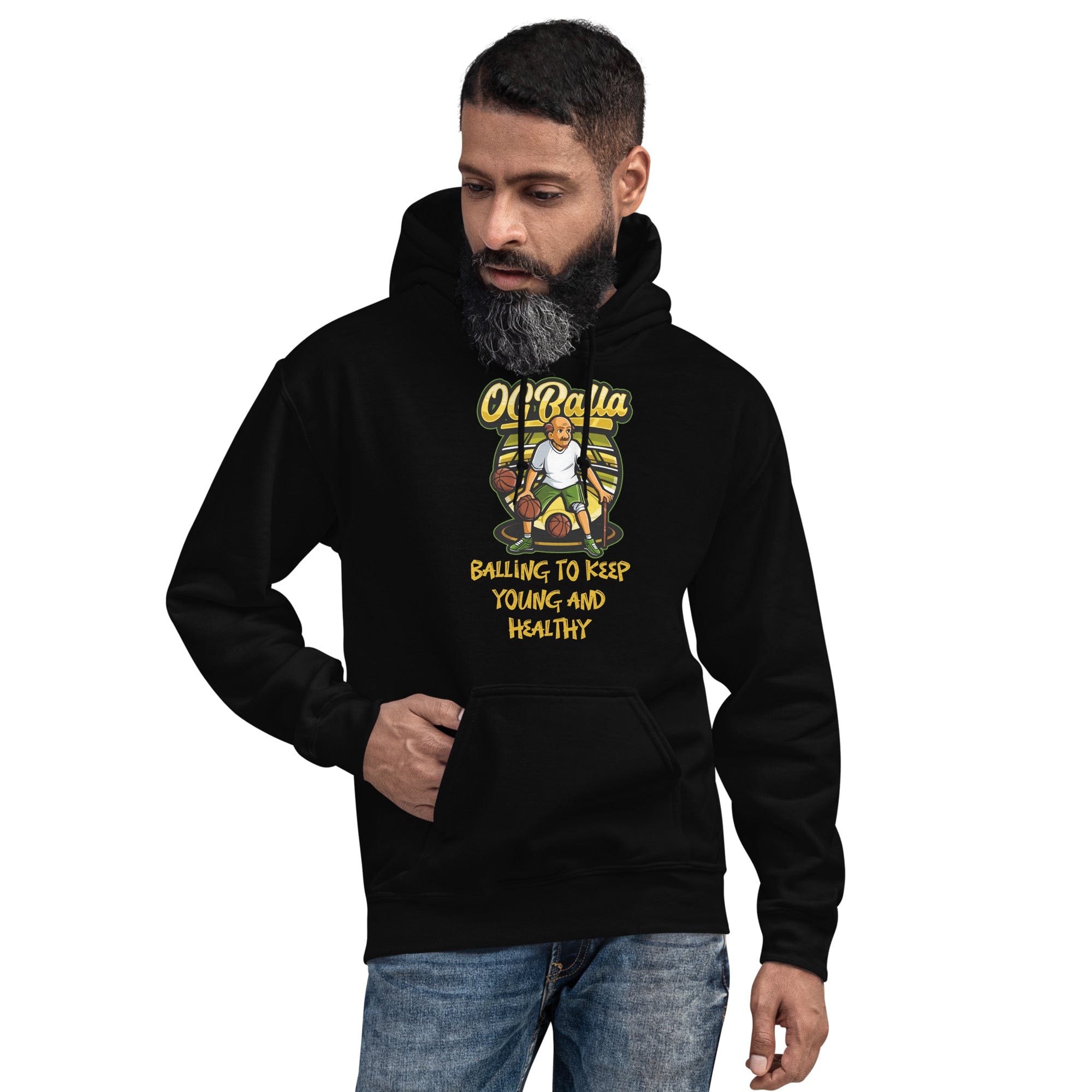 OGBALLA &quot;Balling To Keep Young and Healthy&quot; Unisex Hoodie - OGBALLA.com